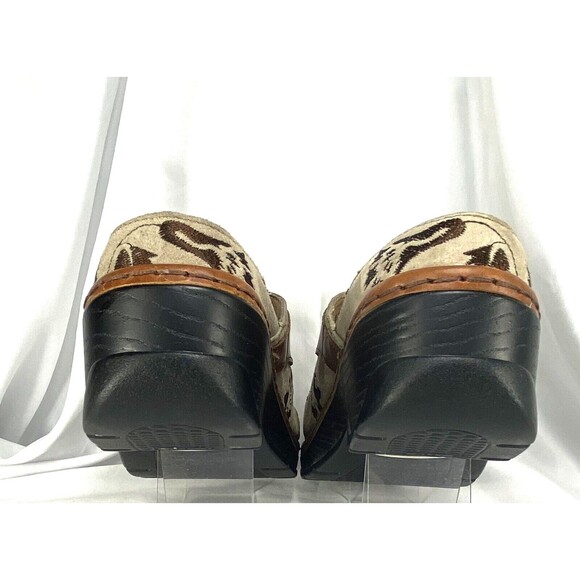 Women's Tan and Brown Clogs - Picture 6 of 10